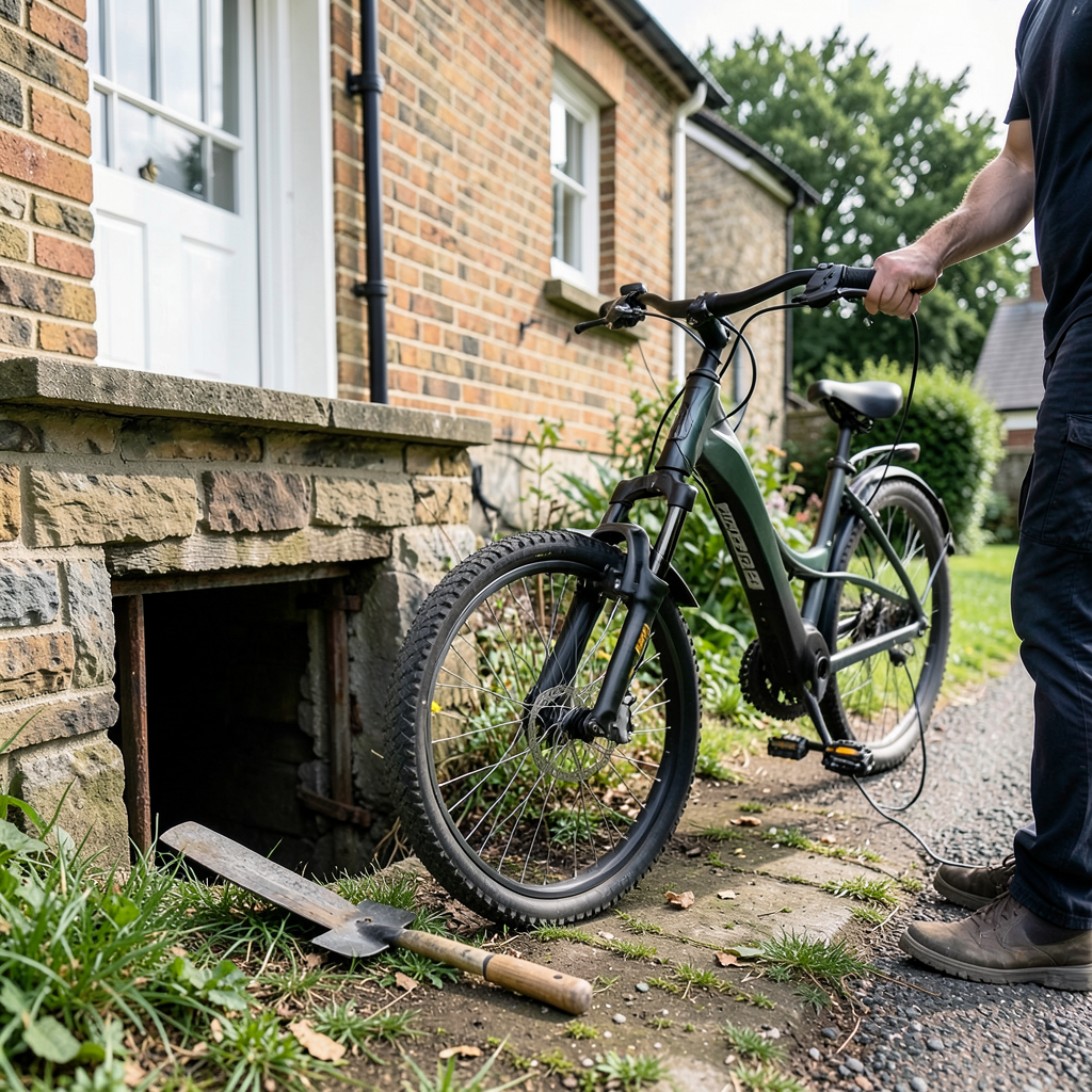 Police warn Oxenhope residents after garden spade used to steal electric bike